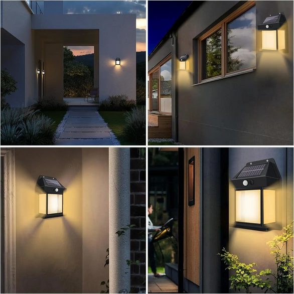 Lampe Solaire LED Extérieure avec Détecteur de Mouvement