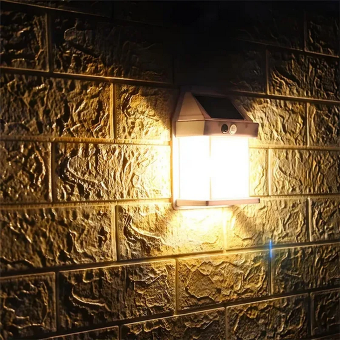 Lampe Solaire LED Extérieure avec Détecteur de Mouvement
