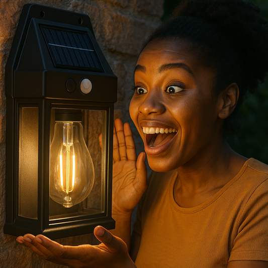 Lampe Solaire LED Extérieure avec Détecteur de Mouvement